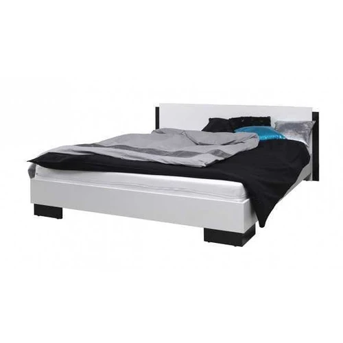 Lova 160 LUX balta / juoda blizgi