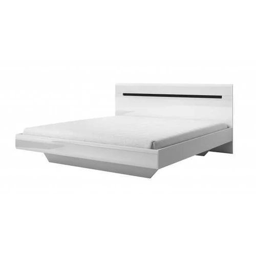 Lova 160x200 HEKTOR HR31 balta blizgi