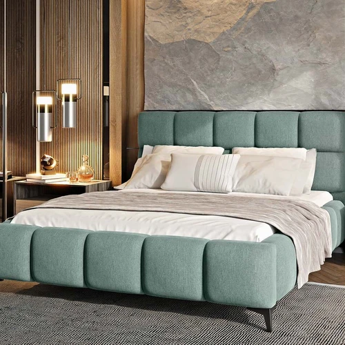 Elegantiška lova EL4417 su plūduriuojančiu efektu ir patalynės konteineriu