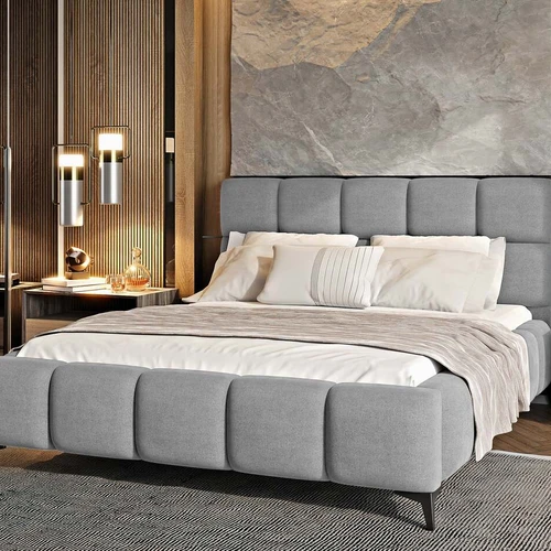 Elegantiška EL4419 lova su plūduriuojančiu efektu ir patalynės konteineriu