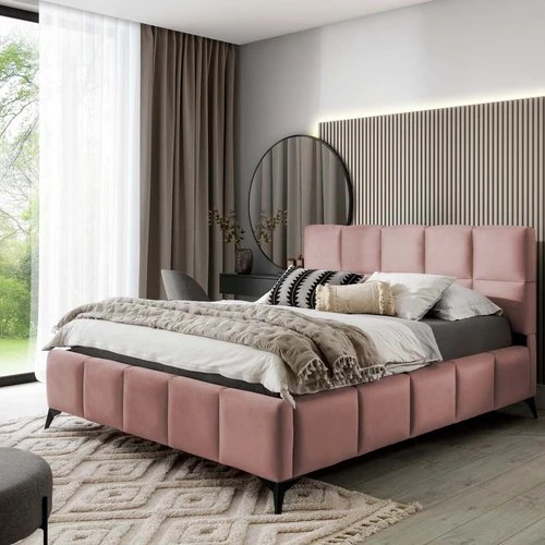 Elegantiška EL4421 lova su plūduriuojančiu efektu ir patalynės konteineriu