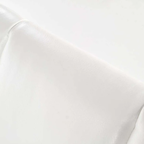 Ergonominė lova iš medžio masyvo su balta eko oda