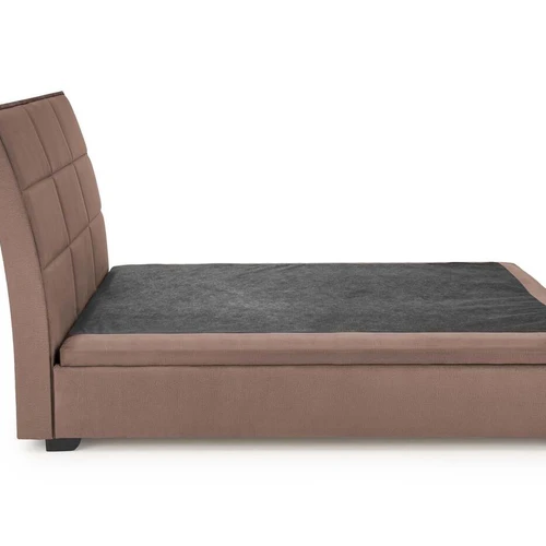 Aksominis audinys ir medžio masyvas – tobula lova jūsų miegamajam