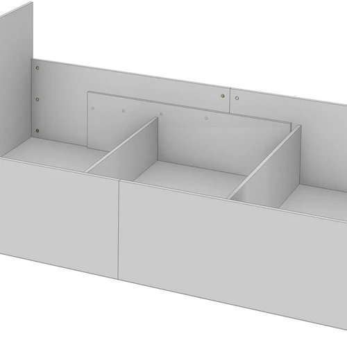Tvirtas ir patvarus 130 kg svorio lovos modelis su ABS fanera