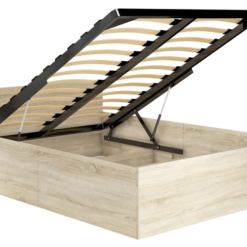 Didelė lova su papildoma laikymo vieta