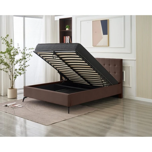 Patogi lova „Terra“ su ortopediniu čiužiniu ir pakėlimo mechanizmu