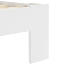 Lovos rėmas,  balta, 160x200 cm, pušies medienos masyvas - Lovos