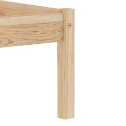 Lovos rėmas, 120x200 cm, pušies medienos masyvas - Lovos