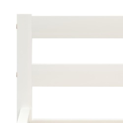 Lovos rėmas, baltas, 120x200 cm, pušies medienos masyvas - Lovos