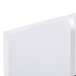 Lovos rėmas, baltas, 140x200 cm, dirbtinė oda - Lovos