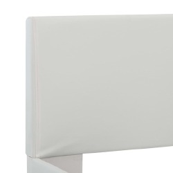 Lovos rėmas, baltos spalvos, 160x200 cm, dirbtinė oda - Lovos