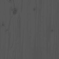 Lovos rėmas, pilkos spalvos, 90x200cm, pušies -medienos masyvas - Lovos