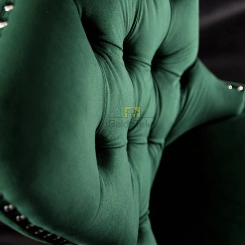 Aksominė MADAME kėdė su sidabriniu žiedu