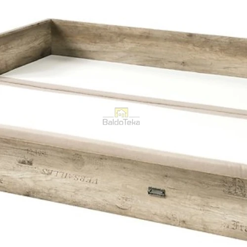 Kanapa su patalynės dėže ir keičiamu gobeleno audiniu