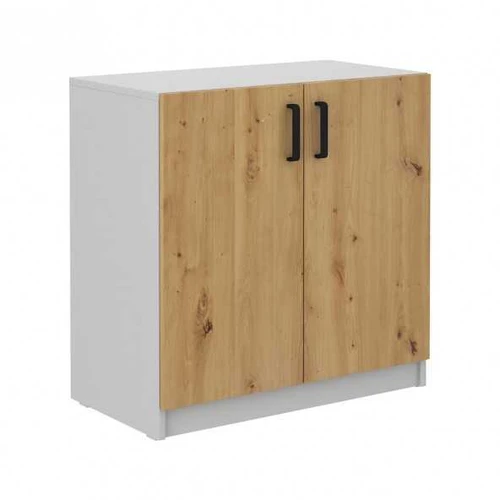 MALTA MT02 komoda šviesiai pilka / ąžuolinė artisan