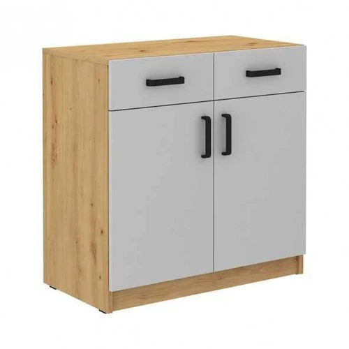 MALTA MT05 komoda ąžuolinė artisan / šviesiai pilka