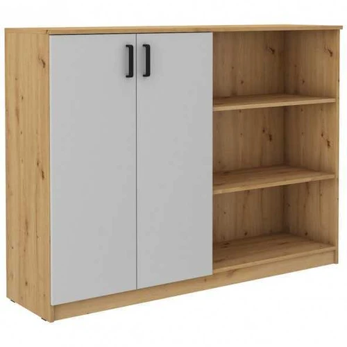 MALTA MT23 komoda ąžuolinė artisan / šviesiai pilka