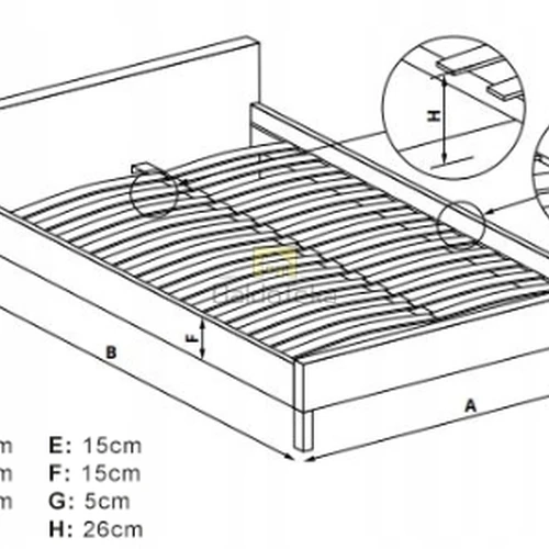 Modernus pilkas gobelenas