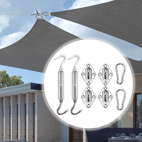 4 sieniniai laikikliai ir 18 varžtų