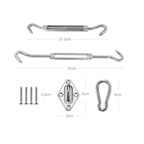 Stilingas sidabrinis 304 nerūdijantis plieno laikiklis