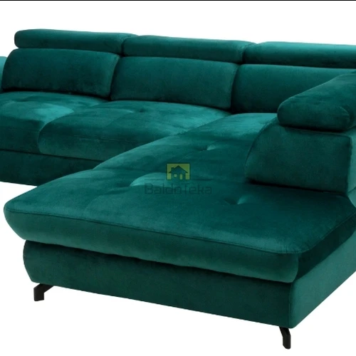 Ergonominė dvigulė lova su galvos atrama ir patalynės dėže