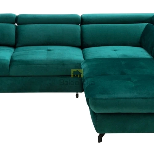 Stilinga dvigulė lova su metalinėmis kojelėmis