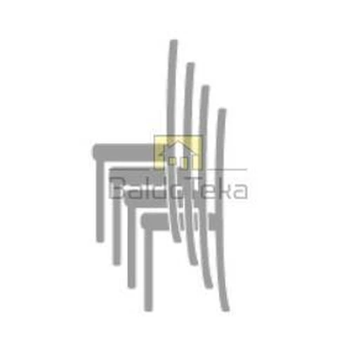 Minimalistinis stalas su skaidriu polikarbonatu