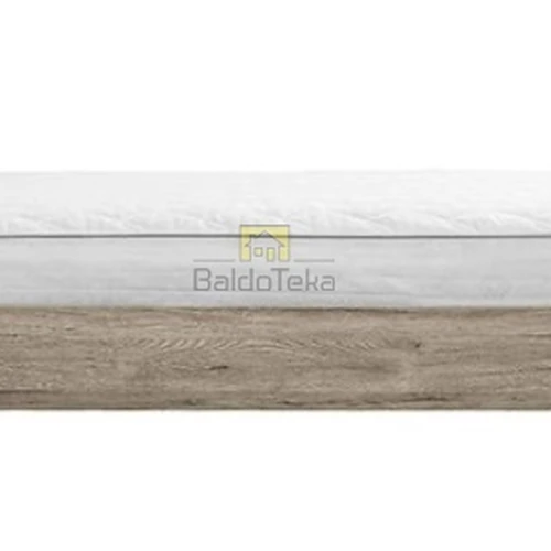 Lova be grotelių, patalynės dėžės ir čiužinio