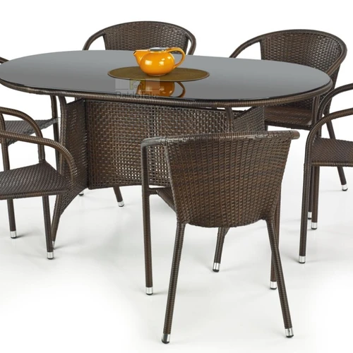 Ergonominis stalas MASTER 150x90x74 cm, tamsiai rudas ir juodas