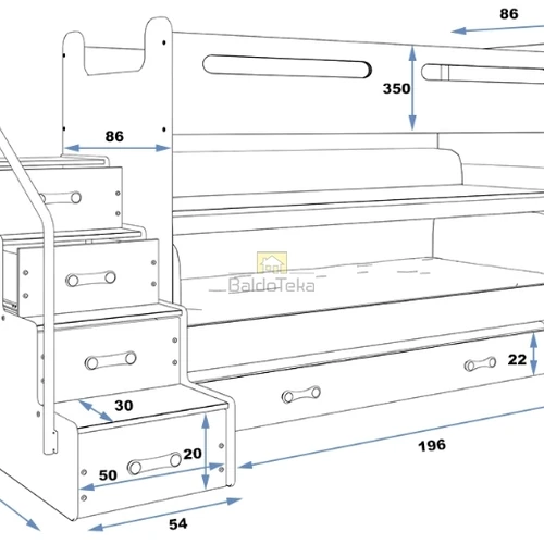 Poliuretano čiužiniai su užvalkalais ir grotelėmis