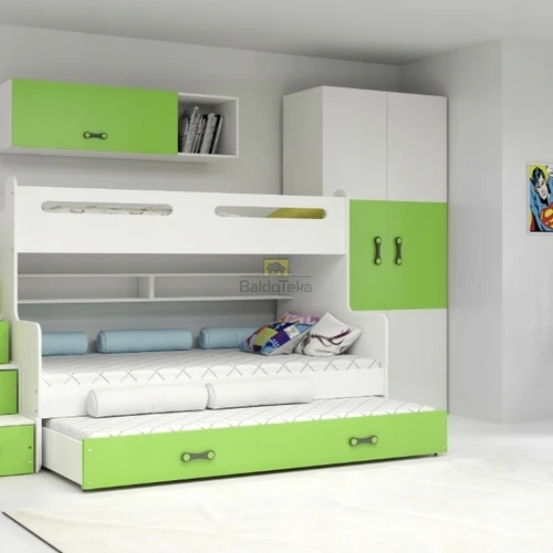 MDF/LMDP balta/žalia spalva