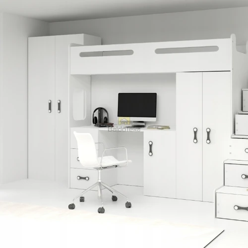 MDF/LMDP balta spalva, maksimali apkrova 70 kg