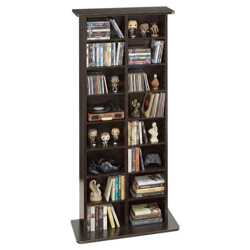 Medijos laikymo spintelė VEVOR KLDS-10, 8 pakopų, 55,9 × 22,2 × 129,5 cm