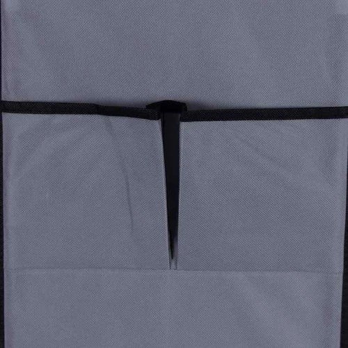 Medžiaginė batų lentyna 160 x 58 x 28 cm., pilko spalvos - Batų dėžės, stovai