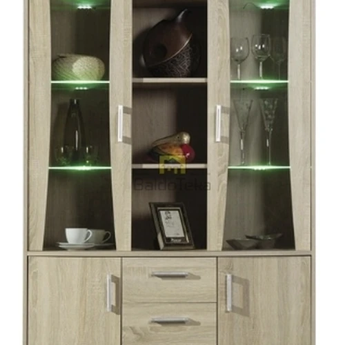 LMDP spinta – 110x212x42 cm, šviesus ąžuolas sonoma