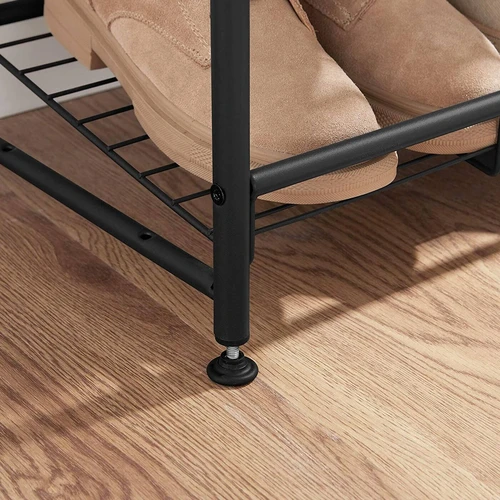 Moderni batų lentyna su užapvalintais kampais