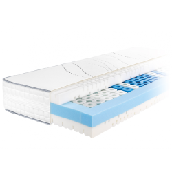 Ergonomiškas čiužinys su minkštais oro kanalais pečių srityje