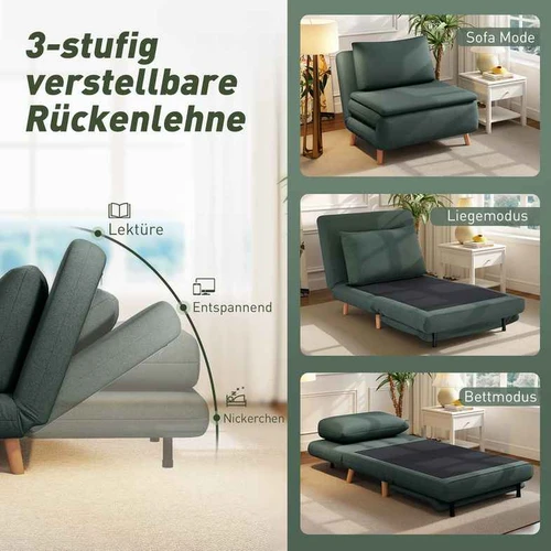 Miegamasis fotelis, 3 viename, 95 × 80 × 90 cm - Foteliai