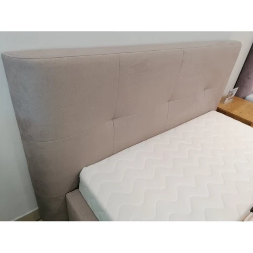 Erdvi miegamojo lova VENTI su dekoratyviu galvūgaliu ir patalynės dėže