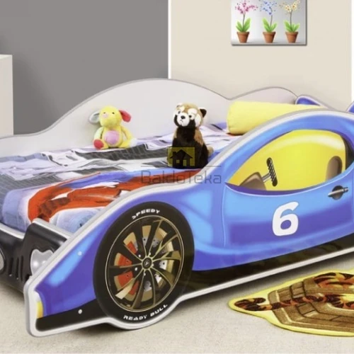 Šviečiantis lovos rėmas su medinėmis grotelėmis