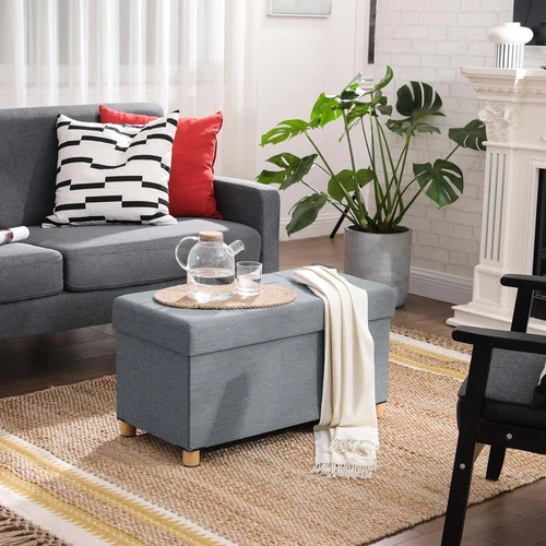 Lankstus pufas su medžio masyvo pagrindu