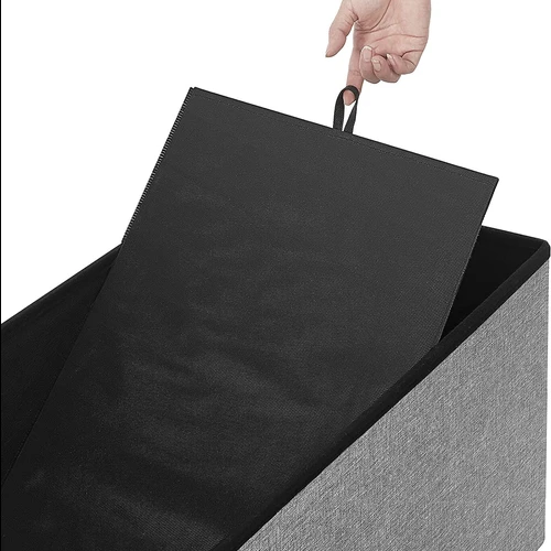 SONGMICS suoliukas su lino imitacija