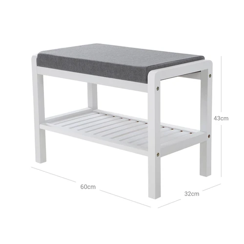 Elegantiškas ir patogus batų suoliukas