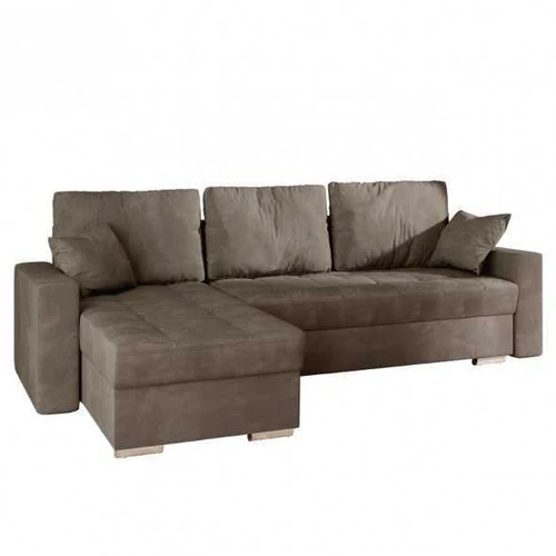 Ergonominė kampinė sofė su laisvai pastatoma nugarėle