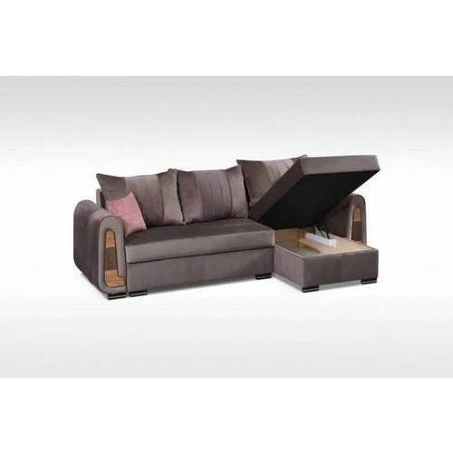 Minkštas kampas AS 70, 254x150 cm, su miegojimo funkcija