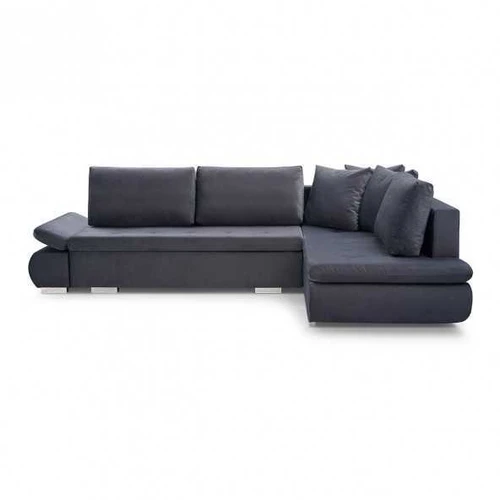 Minkšta kampinė sofė su laisvai pastatoma nugarėle |
