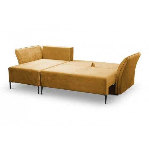 Moderni medinio rėmo sofa su gofruotomis spyruoklėmis