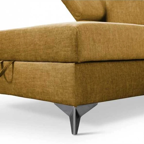 Plati 254 cm kampinė sofa su gofruotomis spyruoklėmis
