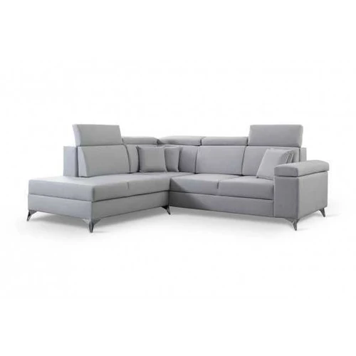 Plati 252 cm kampinė sofa su mediniu rėmu ir „Bonell“ spyruoklėmis
