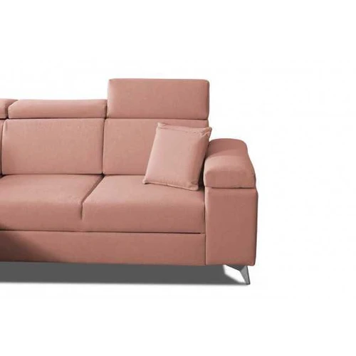 Kairiakampė sofa su aukščiu iki sėdynės 45 cm